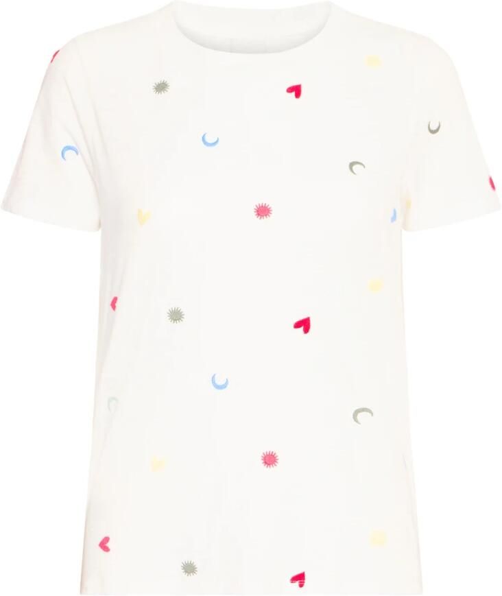 Ichi T-shirt met geribde ronde hals model 'OLYA' - Foto 3