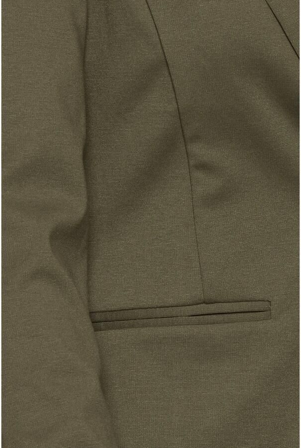 Ichi Elegante Jacquard Blazer Jas Zwart Lizard Green Dames - Foto 8