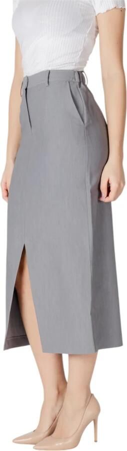 Ichi Dames Lange Jurk Collectie Gray Dames - Foto 4