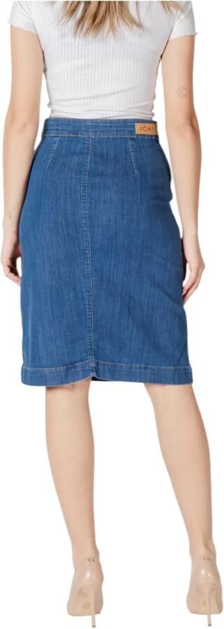 Ichi Dames Longuette Katoen Elastaan Collectie Blue Dames - Foto 2