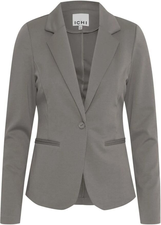 Ichi Grijze Geknoopte Blazer voor Vrouwen Gray Dames - Foto 2