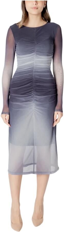 Ichi Lange Jurken Collectie voor Vrouwen Gray Dames - Foto 3