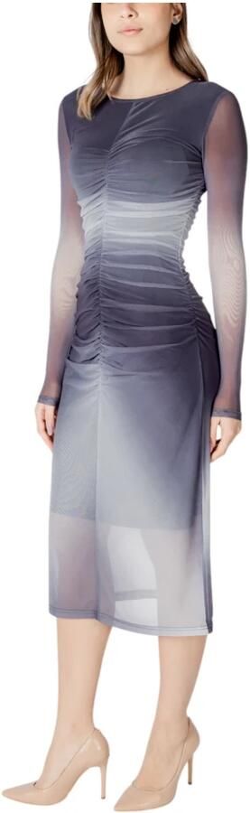 Ichi Lange Jurken Collectie voor Vrouwen Gray Dames - Foto 2