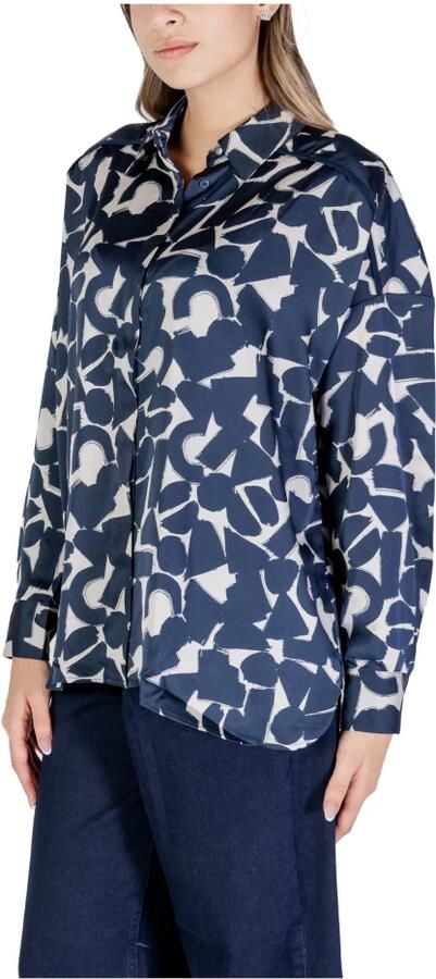 Ichi Herfst Winter Dames Overhemden en Blushes Blue Dames - Foto 3