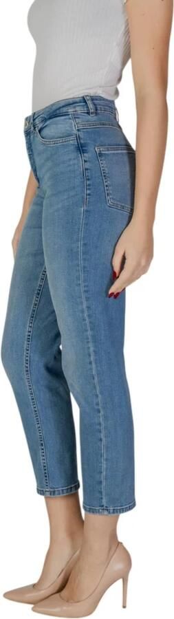 Ichi Blauwe Katoenen Mom Jeans Collectie Blue Dames - Foto 2