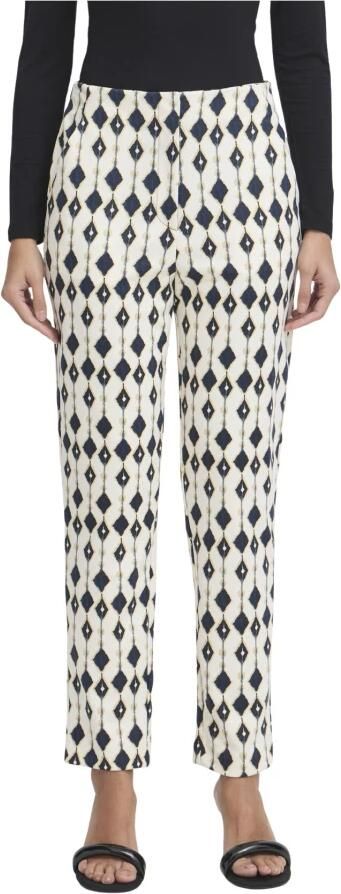 Ichi Hoge Taille Print Broek Eclipse Ikat Multicolor Dames - Foto 3