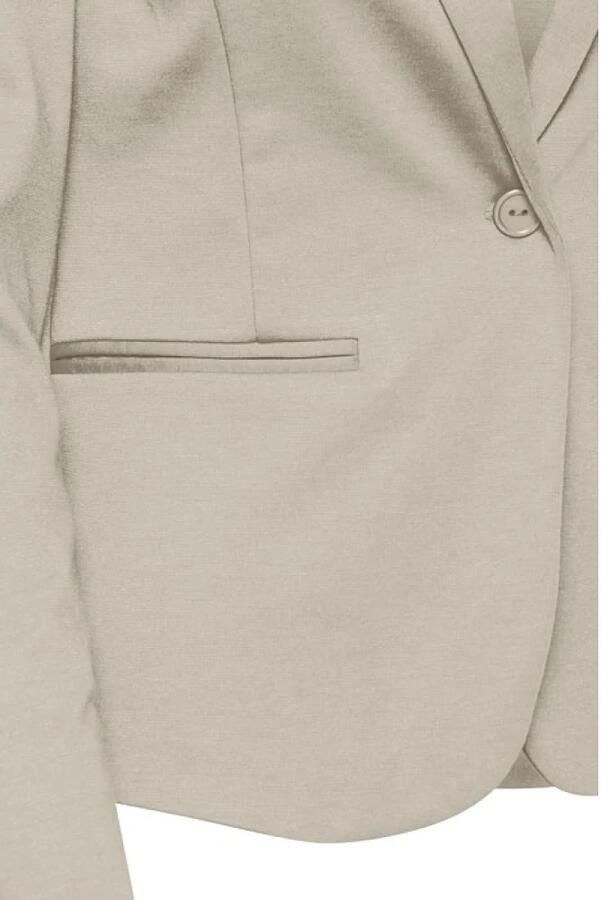 Ichi Beige Blazer met Reverskraag Beige Dames - Foto 5