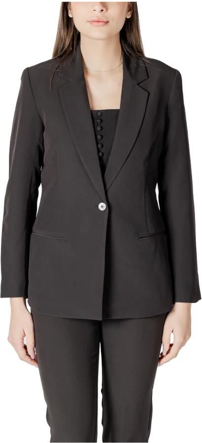 Ichi Damesjassen Collectie Polyester Elastaan Black Dames