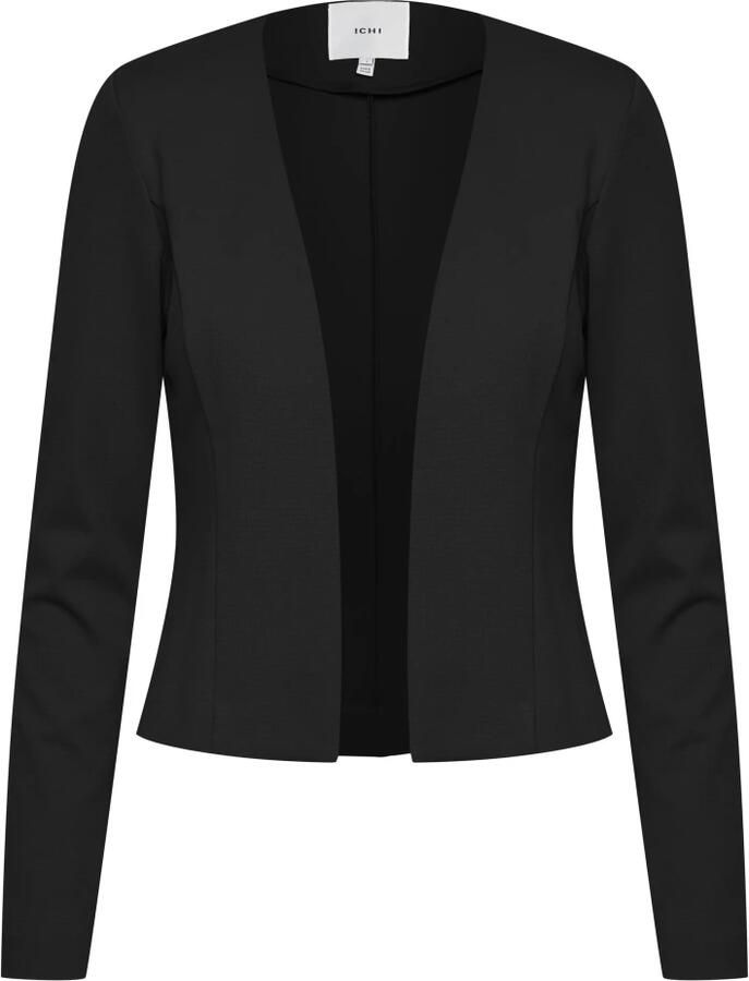 Ichi Regular fit blazer met opengewerkte voorkant model 'KATE' - Foto 2