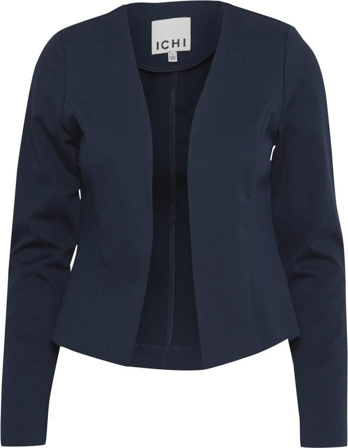 Ichi Regular fit blazer met opengewerkte voorkant model 'KATE' - Foto 4