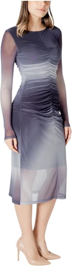 Ichi Lange Jurken Collectie voor Vrouwen Gray Dames - Foto 5