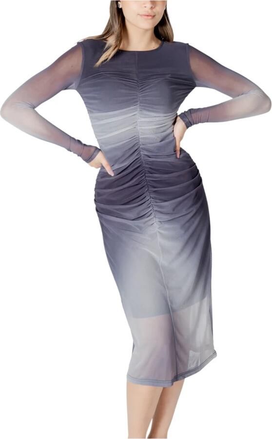 Ichi Lange Jurken Collectie voor Vrouwen Gray Dames