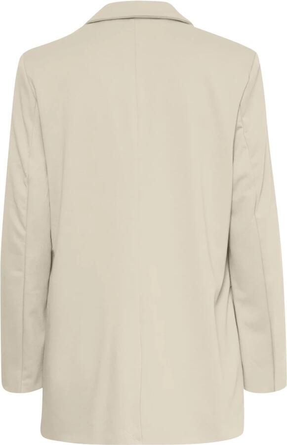 Ichi Oversized Blazer Herfst Winter Collectie Beige Dames - Foto 2