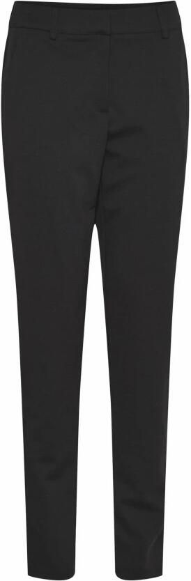 Ichi Zwarte gerecyclede polyester sigarettenbroek Black Dames - Foto 4