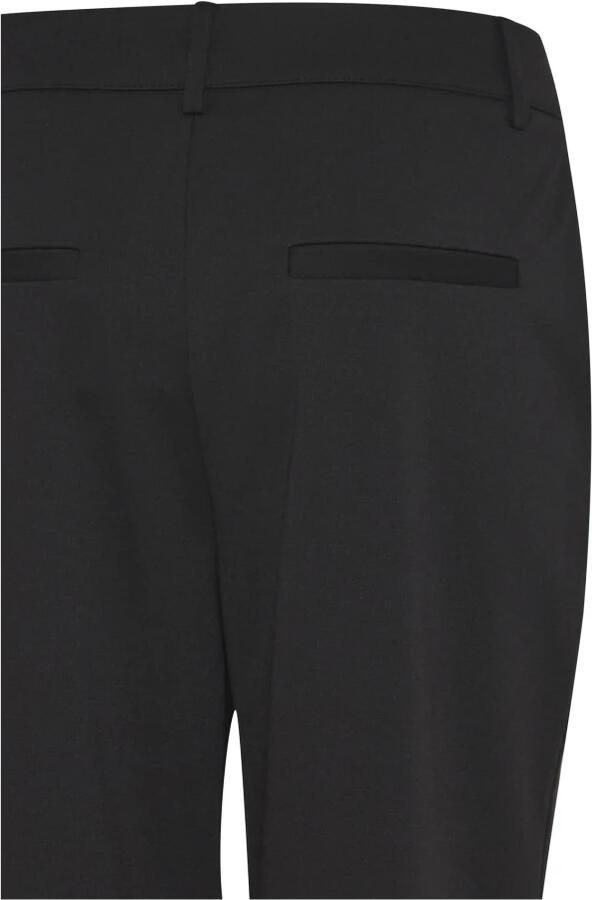 Ichi Zwarte gerecyclede polyester sigarettenbroek Black Dames - Foto 2