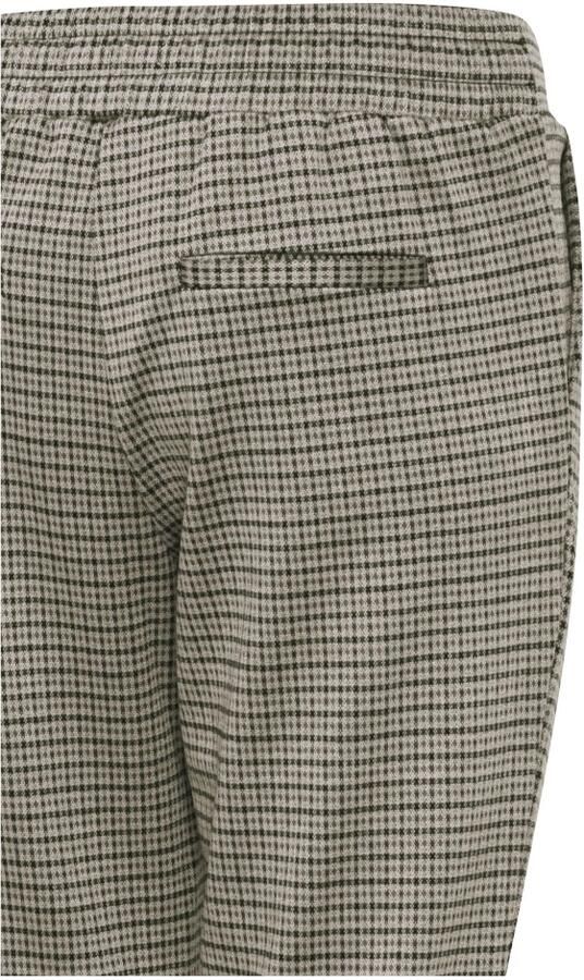 ICHI cropped straight fit broek IHKATE CAMELEON pA met all over print bruin - Foto 2