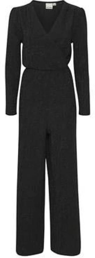 Ichi Zwarte Broek | Freewear Zwart Black Dames