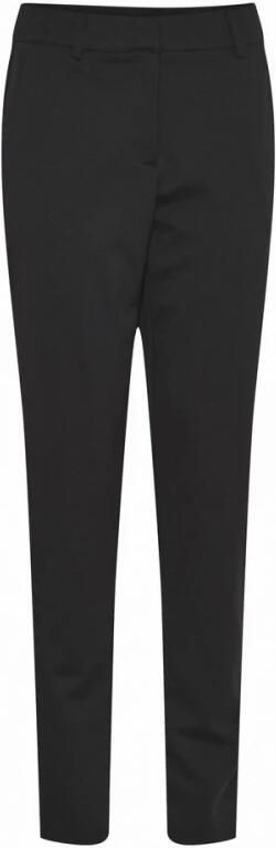 Ichi Zwarte gerecyclede polyester sigarettenbroek Black Dames - Foto 4