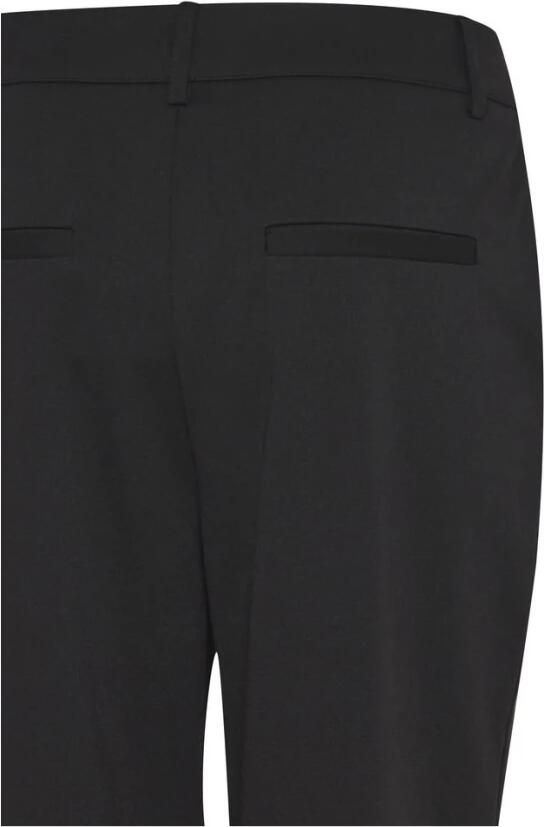 Ichi Zwarte gerecyclede polyester sigarettenbroek Black Dames - Foto 3