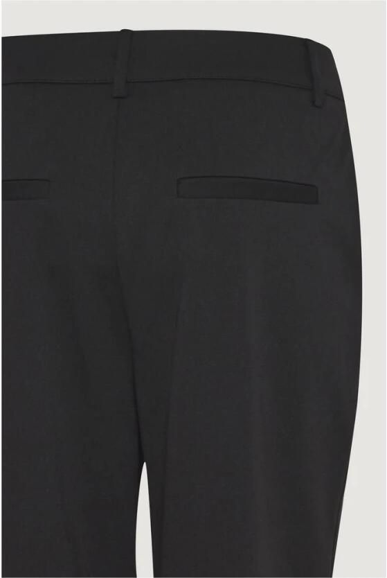 Ichi Zwarte gerecyclede polyester sigarettenbroek Black Dames - Foto 2