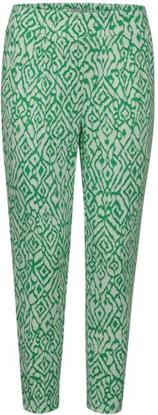 Ichi Tapered Trousers Groen Dames