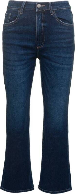 Icon Denim Flared Jeans Blue Dames