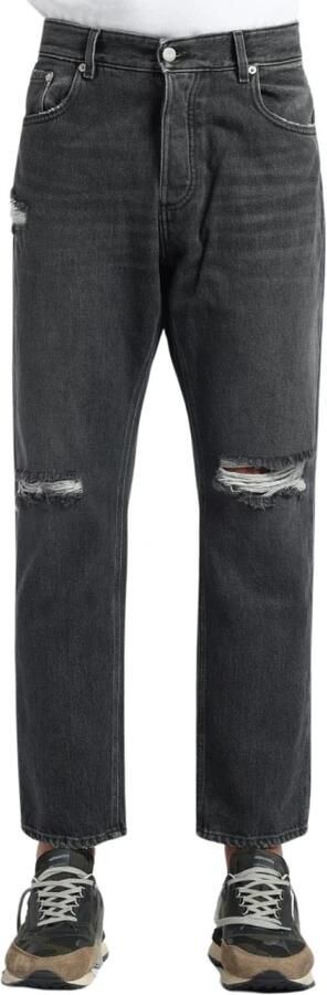 Icon Denim Straight Jeans Gray Heren