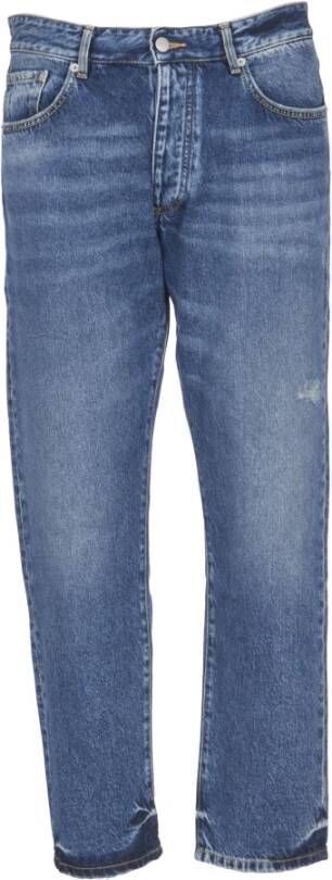 Icon Denim Straight Jeans Blue Heren