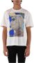 IH NOM UH NIT Archief T-shirt met voor- en achterprint White Heren - Thumbnail 1