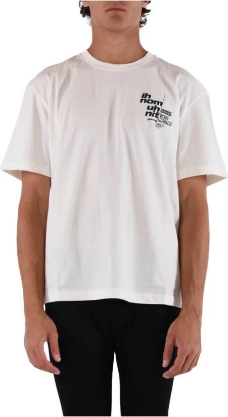 IH NOM UH NIT Nieuw Runway T-shirt met Logo White Heren