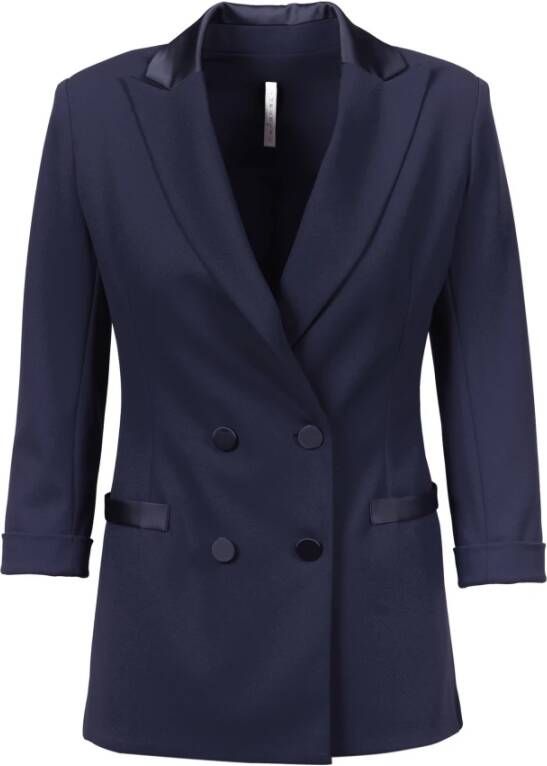 Imperial Blazers met dubbele rijen Blauw Dames