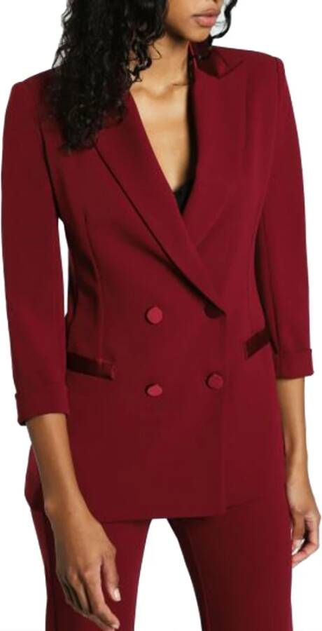 Imperial Dubbelrijige Blazerjassen Rood Dames