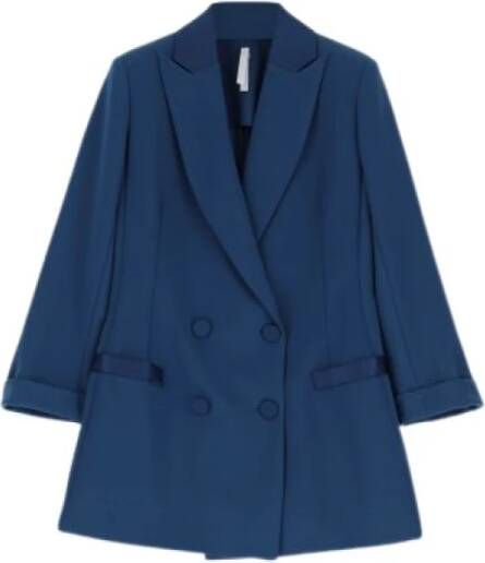 Imperial Stijlvolle Jas Blauw Dames