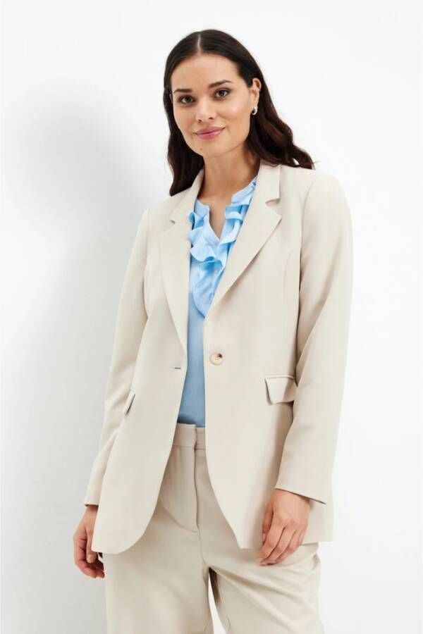 IN Front Blazerjas Beige Dames