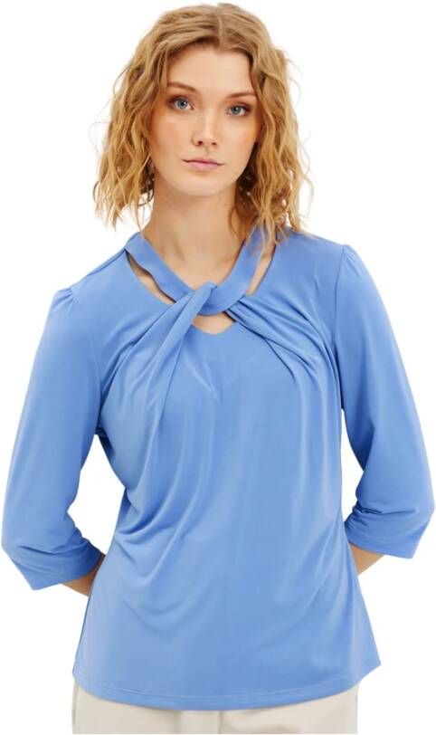 IN Front Blouses Blauw Dames