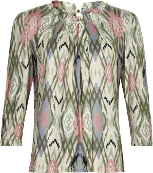 IN Front Blouses Groen Dames