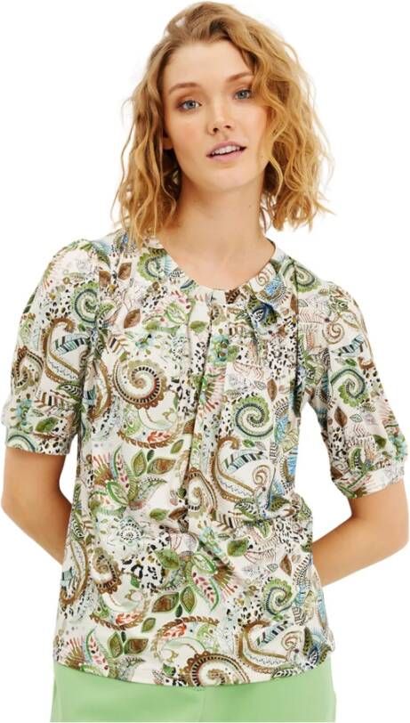 IN Front Blouses Groen Dames