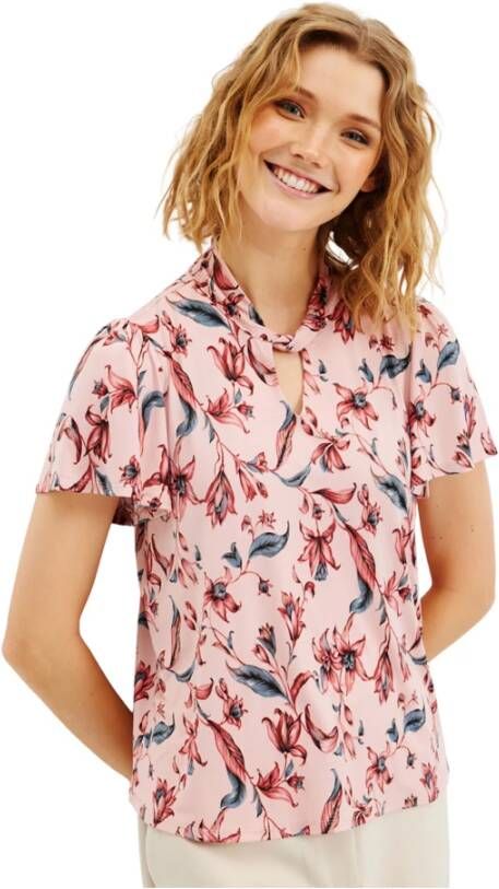 IN Front Blouses Roze Dames