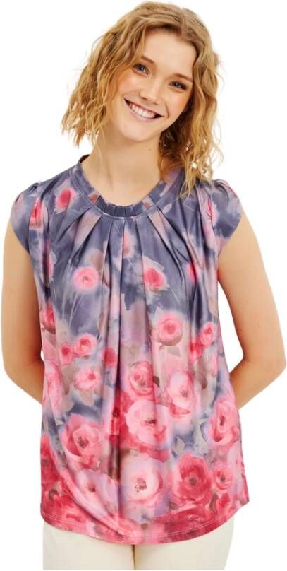 IN Front Blouses Roze Dames
