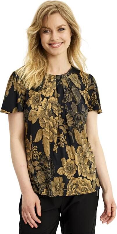 IN Front Blouses Zwart Dames