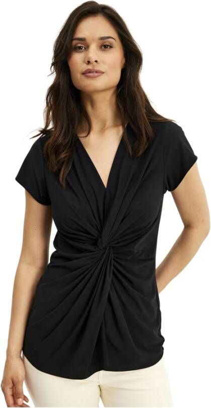IN Front Blouses Zwart Dames