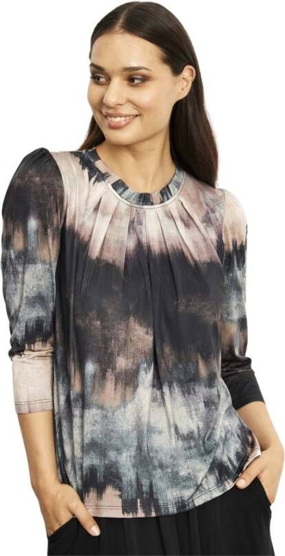IN Front Blouses Zwart Dames