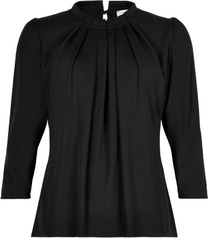 IN Front Blouses Zwart Dames