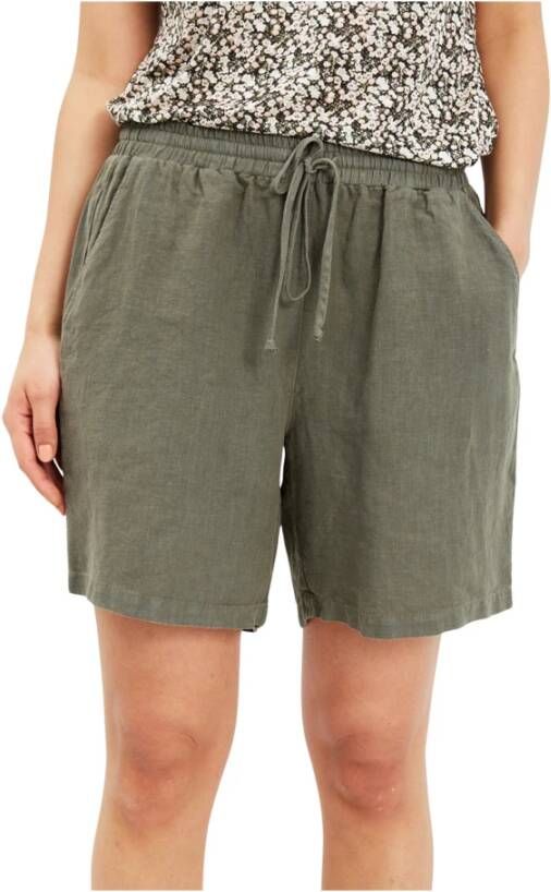 IN Front Casual Shorts Groen Dames