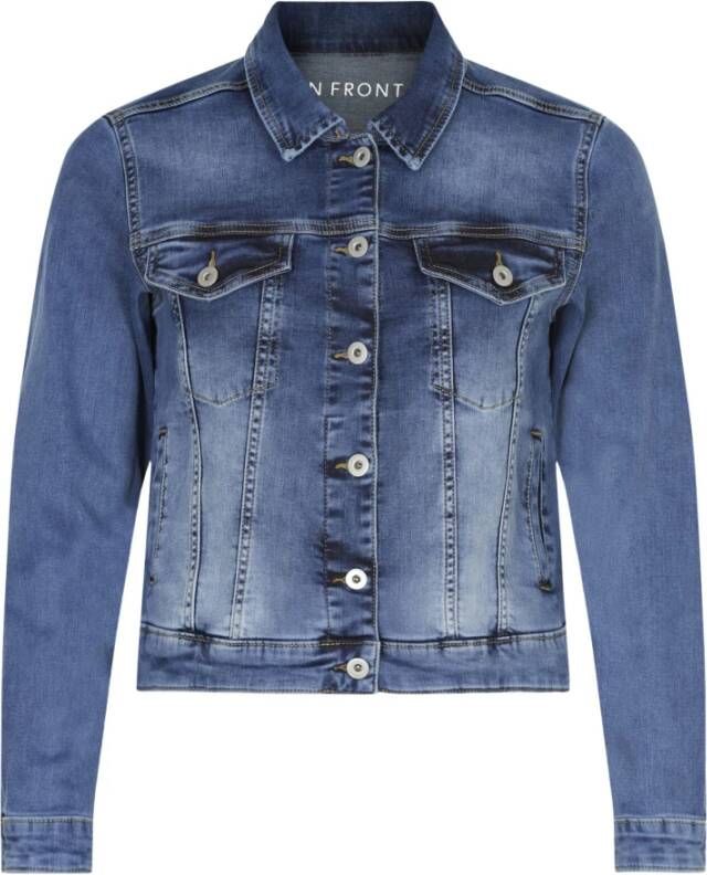 IN Front Jas 14909 Blauw Dames