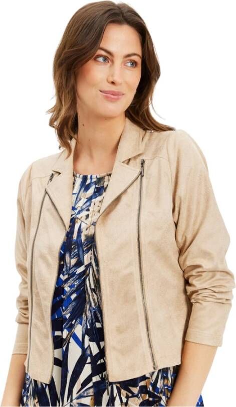 IN Front Light Jackets Beige Dames