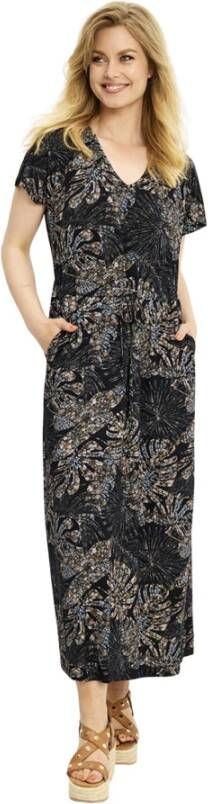 IN Front Maxi Dresses Zwart Dames