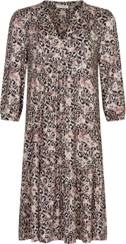 IN Front Midi Dresses Roze Dames