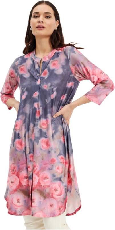 IN Front Midi Dresses Roze Dames