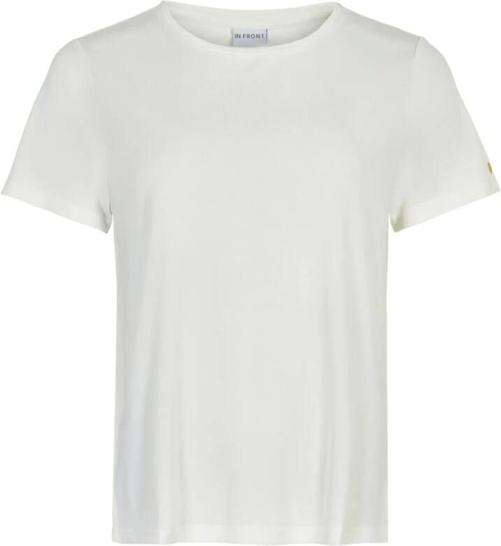 IN Front Nina T-Shirt met Hartdetail White Dames
